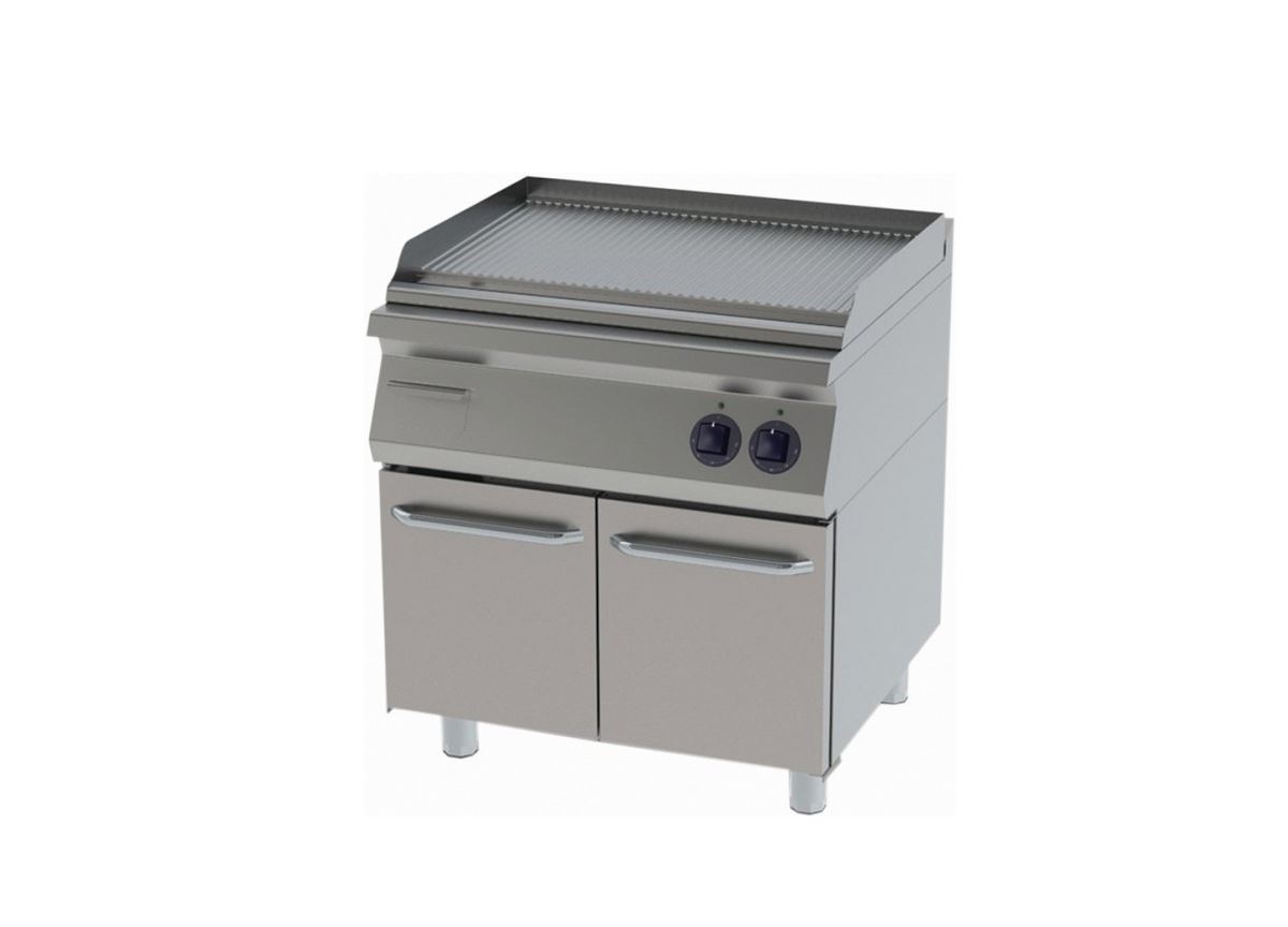 GRILL RIBBED WITH CUPBOARD ELECTRICAL