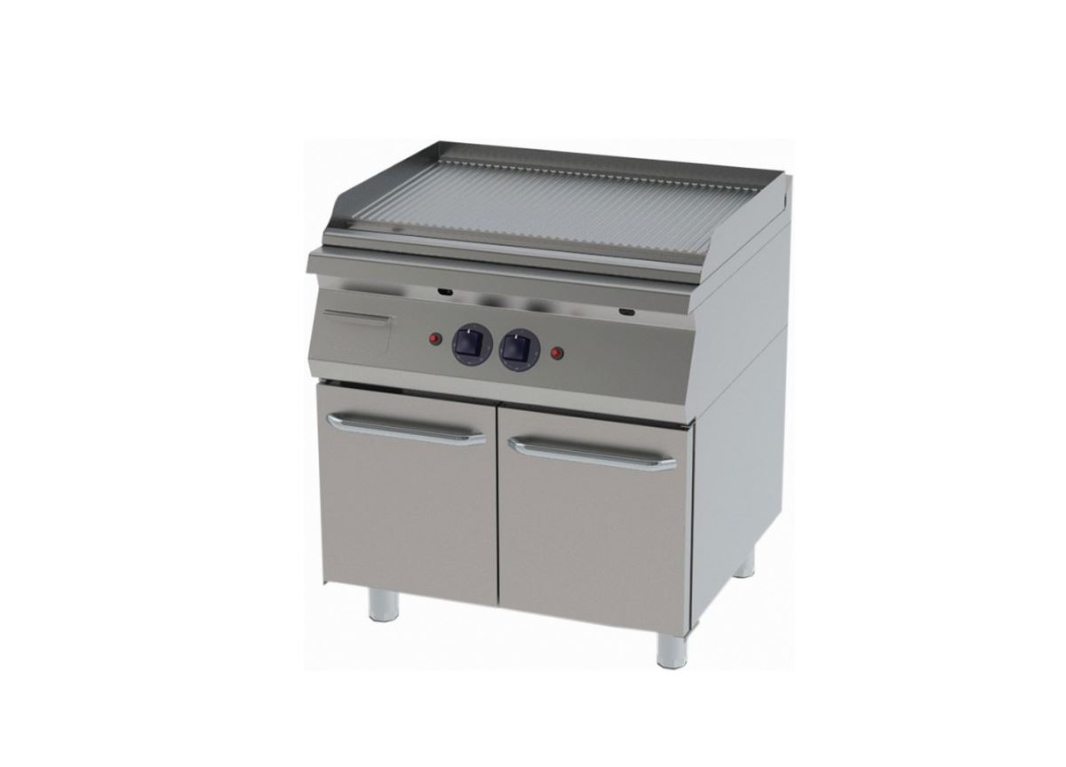 FRYER WITH CUPBOARD WITH GAS