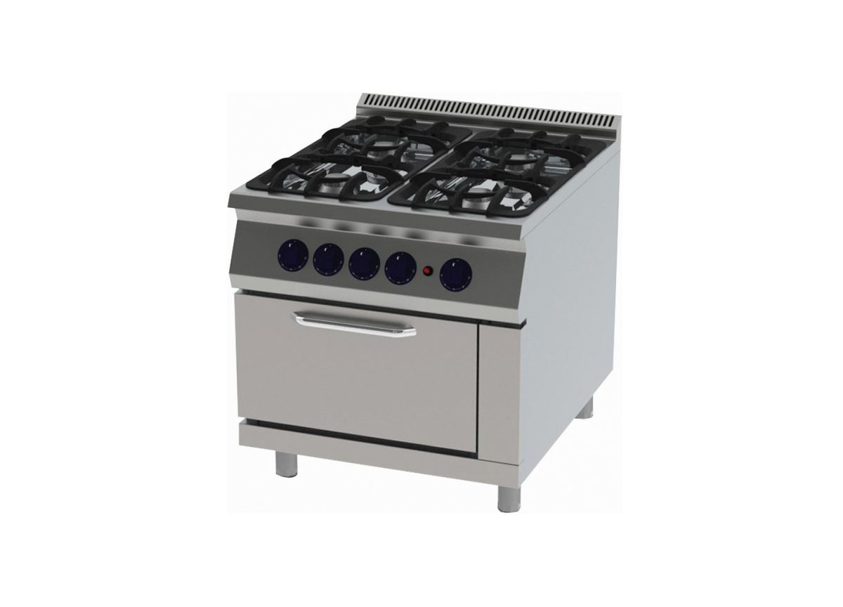 RANGE WITH OVEN WITH GAS